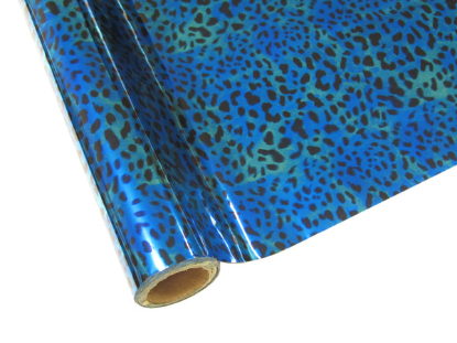 Picture of Leopard Blue/Teal Foil